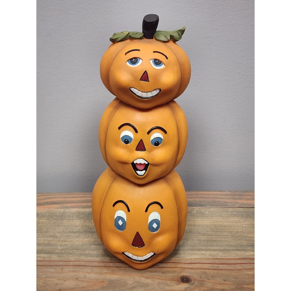 Stacked Pumpkins Heather Hykes A Sleepy Hallow Halloween 8"